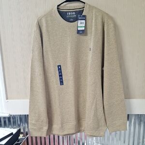 Izod Sandstoned Crewneck Sweatshirt Mens L NWT Item 2